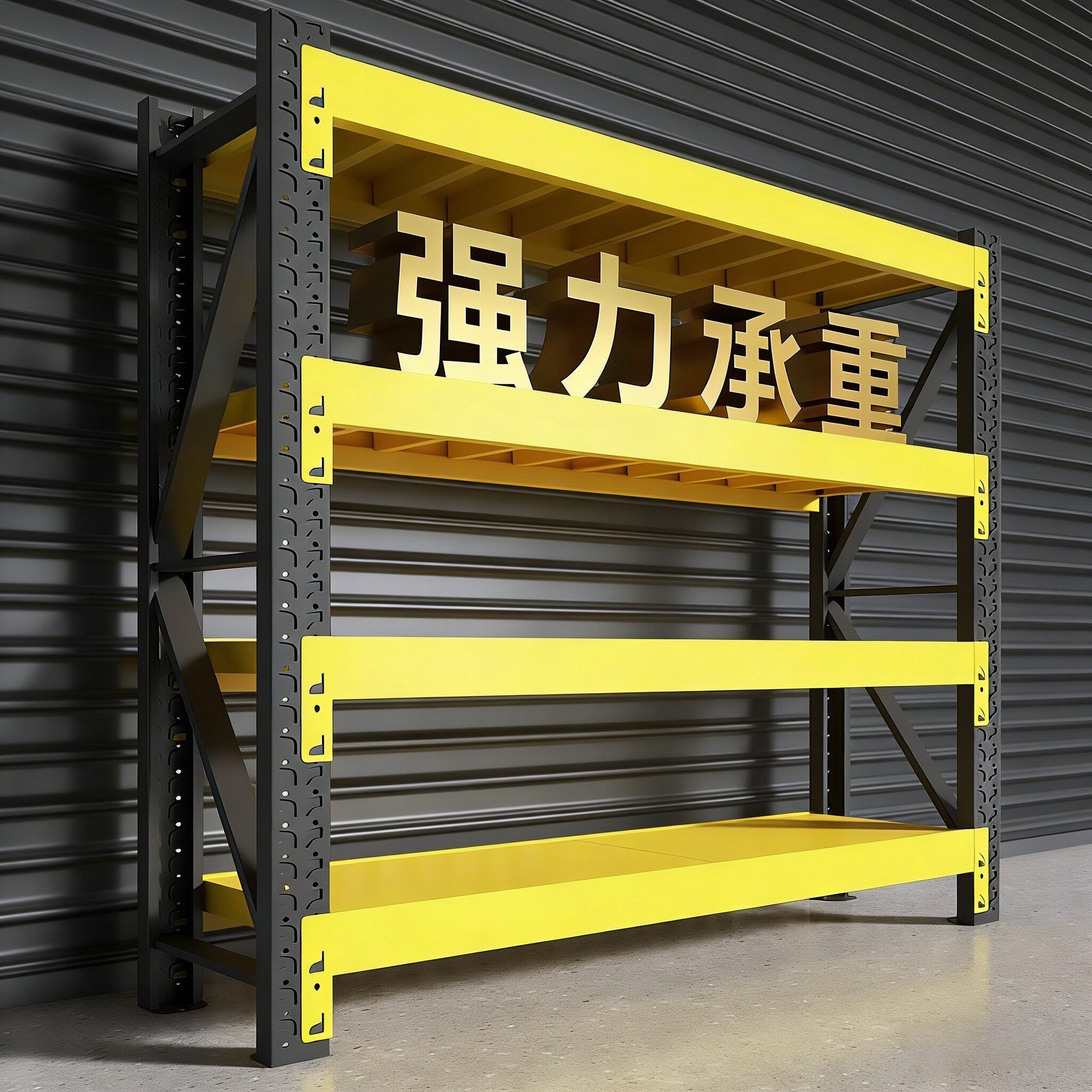 重型仓储货架置物架多层仓库货物架快递超市家用置物架收纳铁架