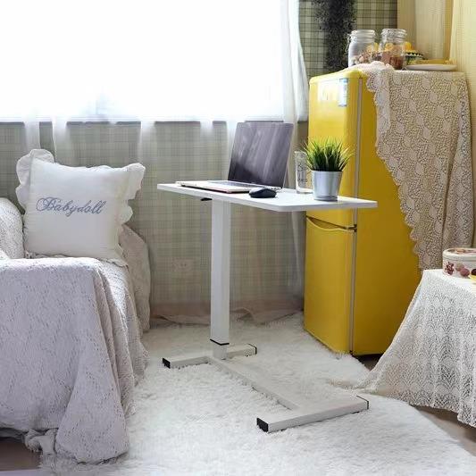 可升降实木桌餐边桌气动折卧叠电脑桌习学桌寝室家用室简约JZT床