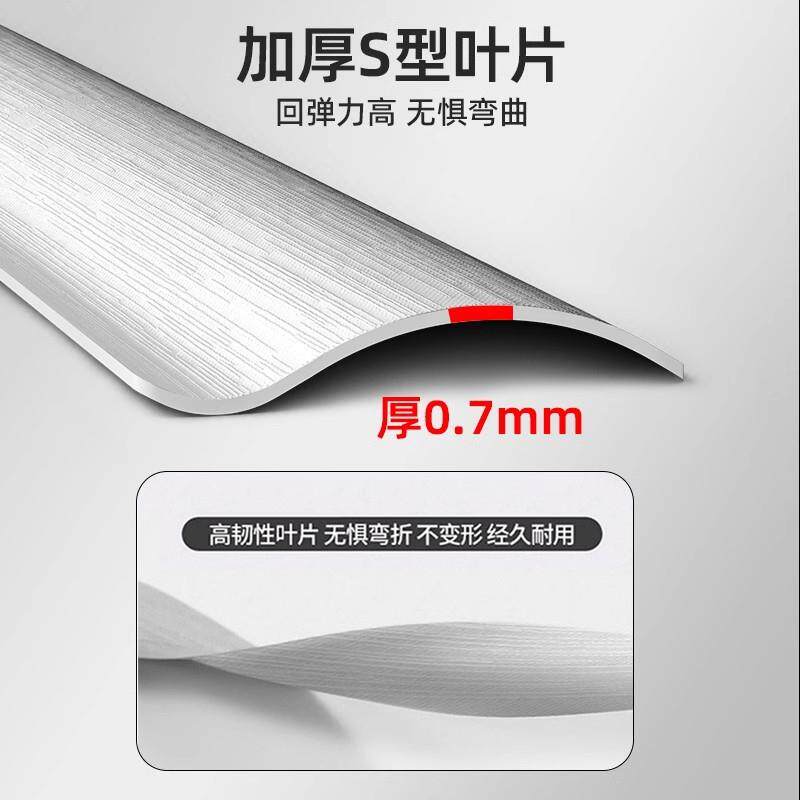 PVC百叶窗帘免打孔浴室厕所厨房防水防油调光遮光拉珠卷帘卫生间