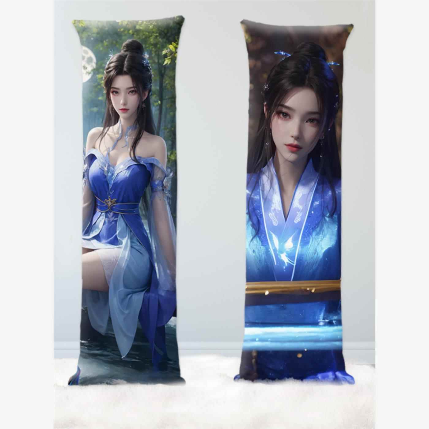 李慕婉等身抱枕来图定制仙逆长靠垫仙侠小说动漫枕芯套双面不同图