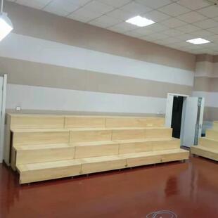 木合462台台影 实三层音乐大合唱唱指挥台阶可移动折叠推拉伸缩式