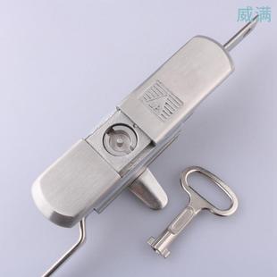 门304不锈钢MS732 MS820动天地连杆锁开关动力活柜锁三角S型锁