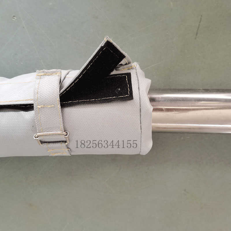 可拆卸蒸汽管道隔热保温套衣阀门法兰套阻燃柔性高温管道防火防腐