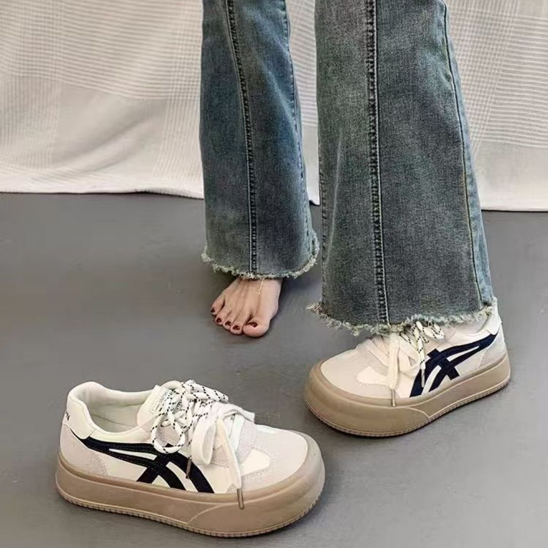 厚底小白复古增高小众爆款老爹鞋