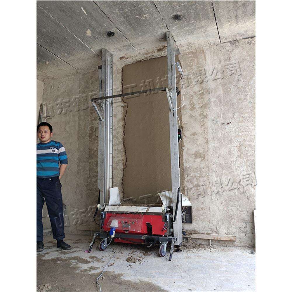 全自动水泥抹墙机 建筑腻子粉石灰粉墙机 智能白沙灰粉刷石膏机