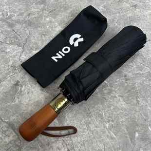 高档蔚e伞s6es8雨原厂全动折叠男长柄超大号4S原装 来订制log自o广