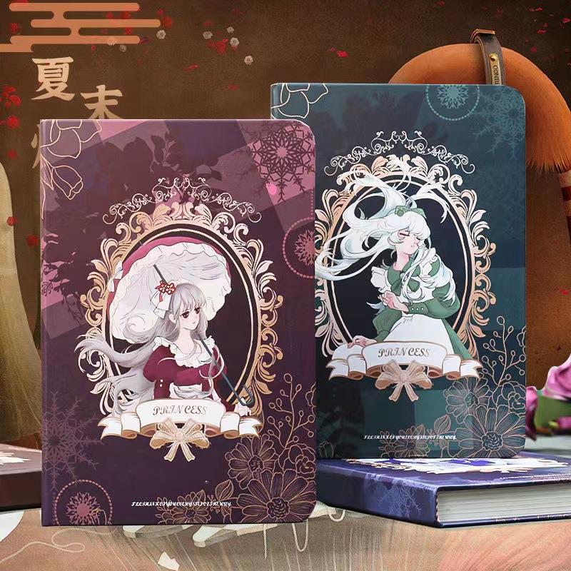 爱丽丝彩页复古风手账本高颜值少日记本