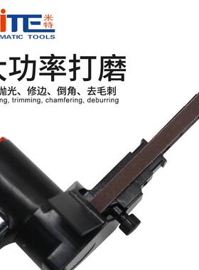 米机特N-TNT-38232气动砂带机环带砂纸机机抛光砂光机10*3830mm