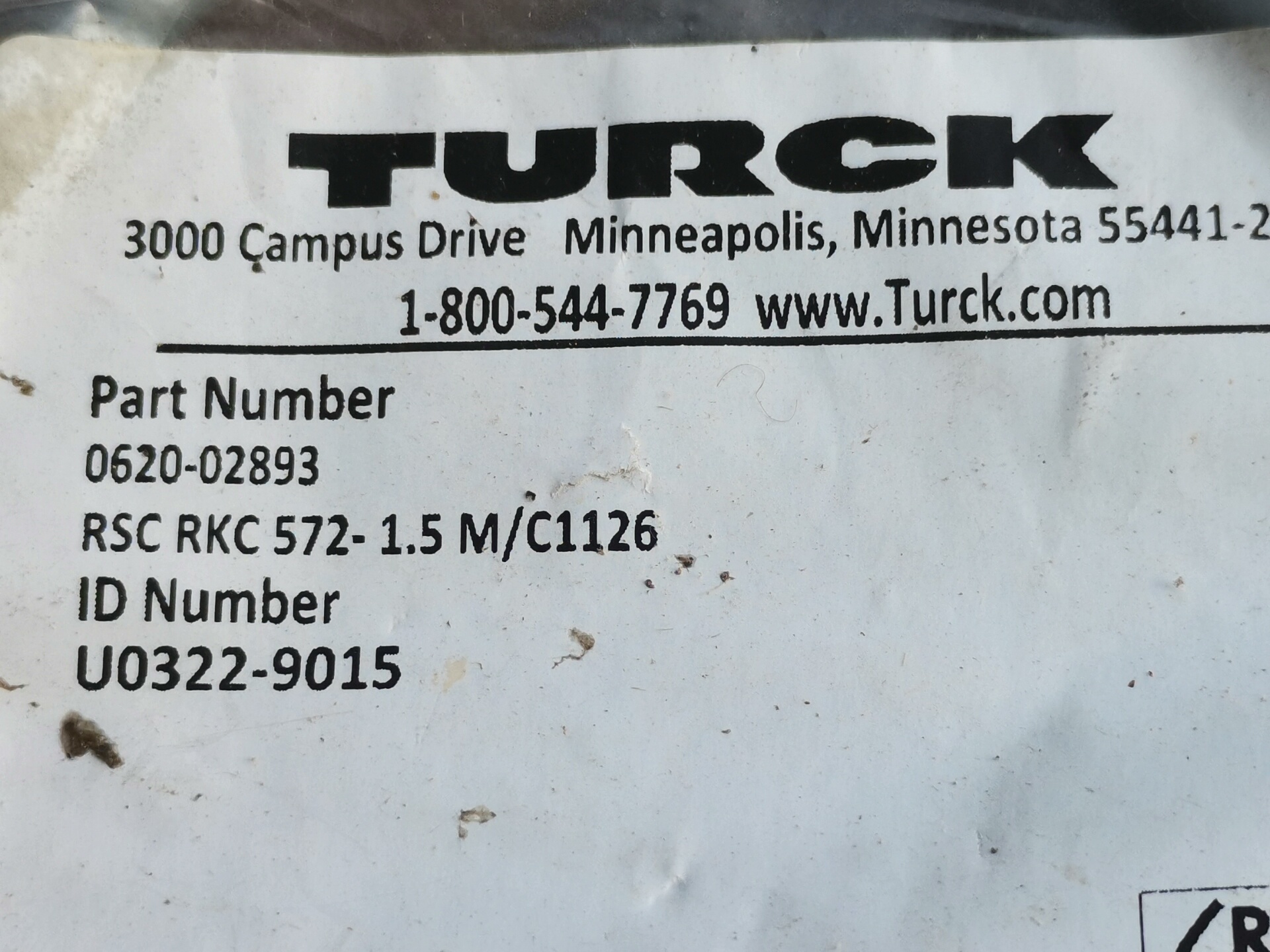 0620-02893 RSC RKC 572-1.5M C1