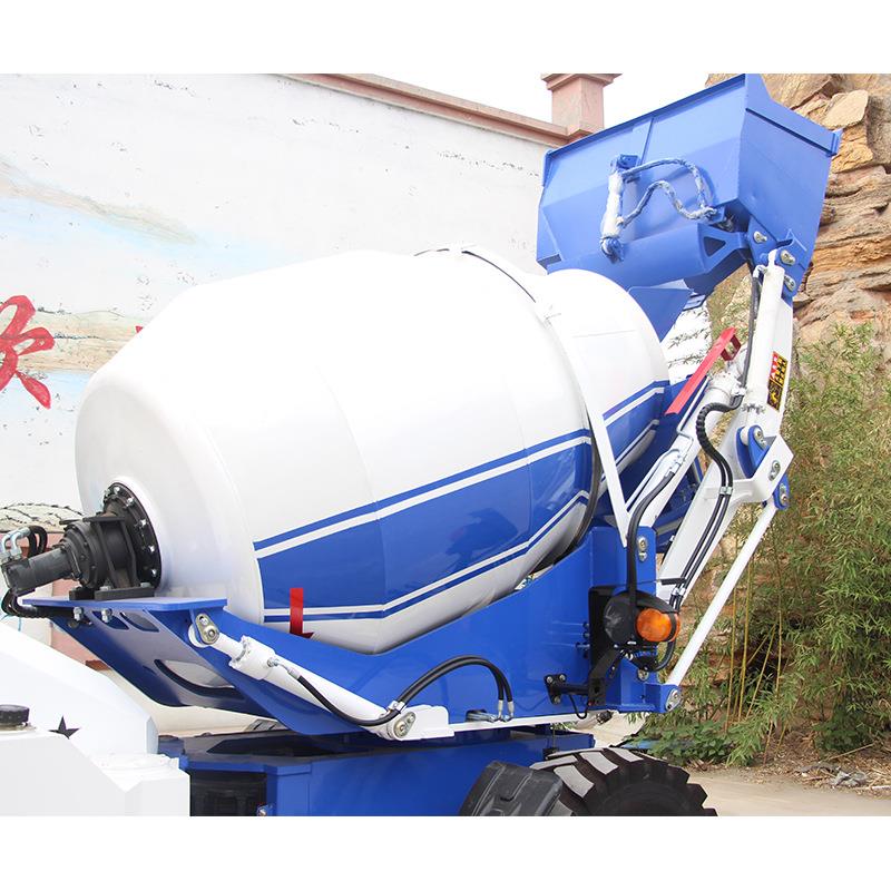 混土自动上料凝搅拌车自上料双GIY向动卸料车立方小型3混凝土搅拌