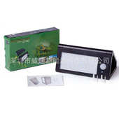 新款 太阳能灯50LED折叠户外人体感应三角形壁灯户外庭院照明壁灯