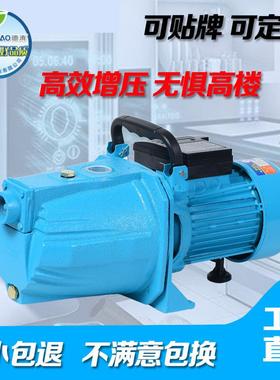 喷射泵家用无塔抽水泵高压自吸大头泵农田灌溉不锈钢增压泵370W