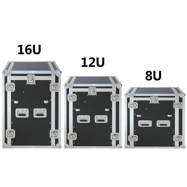 专业三门防震航空箱机柜调音台功放话筒防震加厚专用机柜