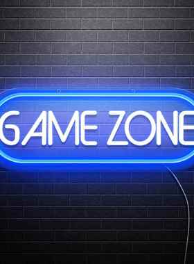 室内房间装饰立式电脑桌面氛围灯led霓虹灯小夜灯GAMEZONE霓虹灯