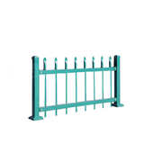 温州小区隔离围墙护栏护栏艺厂区锌庭院栅栏阳台钢蓝白防栏杆 铁