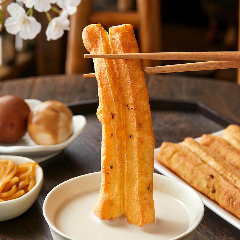 渔人小胖小香葱油条400g*2袋装速食冷冻油炸懒人面点早餐小吃包邮