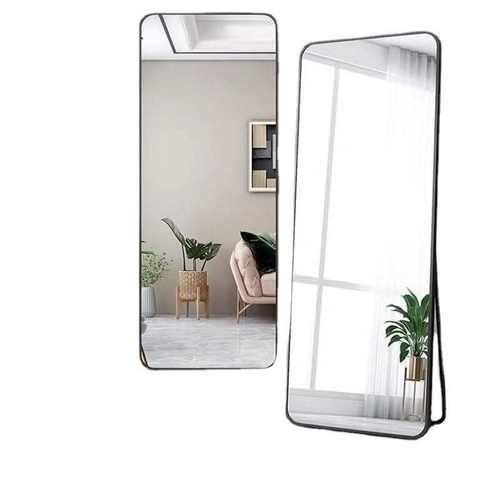 全身镜落地网红简约少女圆角家用试衣镜卧室穿衣镜学生服装店批发