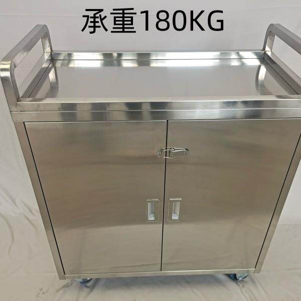 不锈钢西餐厅推车手推移动车摆摊柜车收餐车酒店酒水车月子送餐车