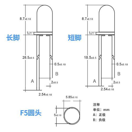 亮 F5七彩慢闪 直插LED发光二极管 5MMRGB 圆头红蓝绿三色灯珠