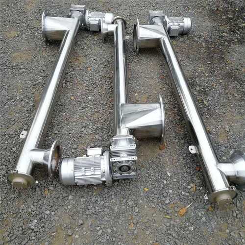 不锈钢螺旋输送机水平槽式绞龙送料机干粉颗粒上料机小料输送泵