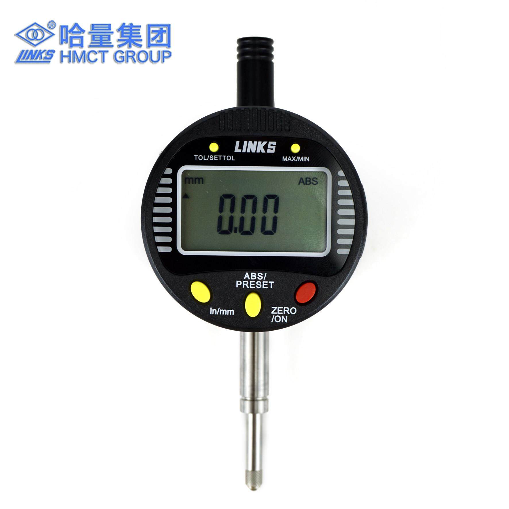 哈工哈量数显百分表0-12.70-50mm数显千分表五键式数显指示表尔滨