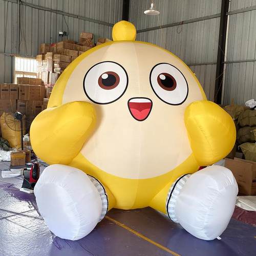 充商气蛋仔模型场营销外活动户美陈装饰性布充气蛋仔置创意个气模