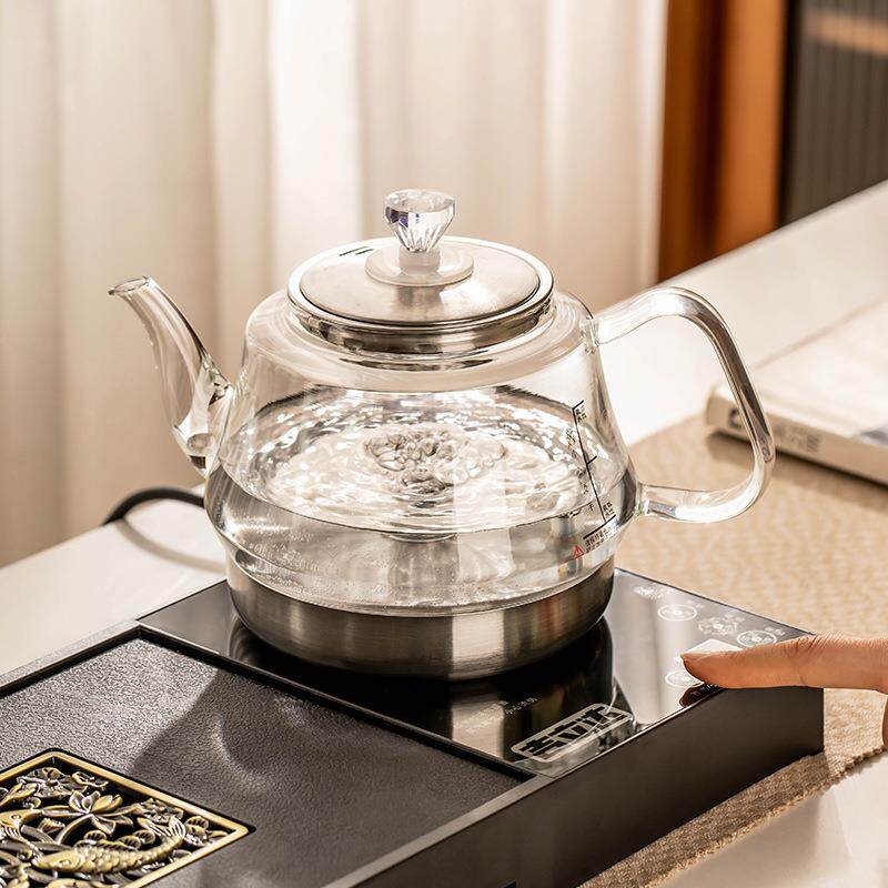 茶盘套装烧茶壶一体全自动智能抽水家用蒸茶壶轻奢现代高档电茶炉