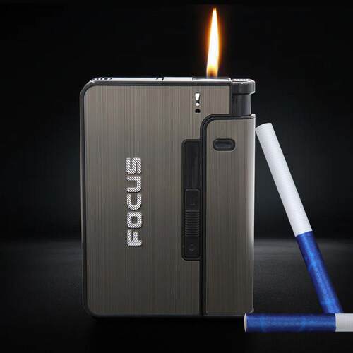 Portable Automatic Cigarette Case Metal Cigarette Boxes 10PC