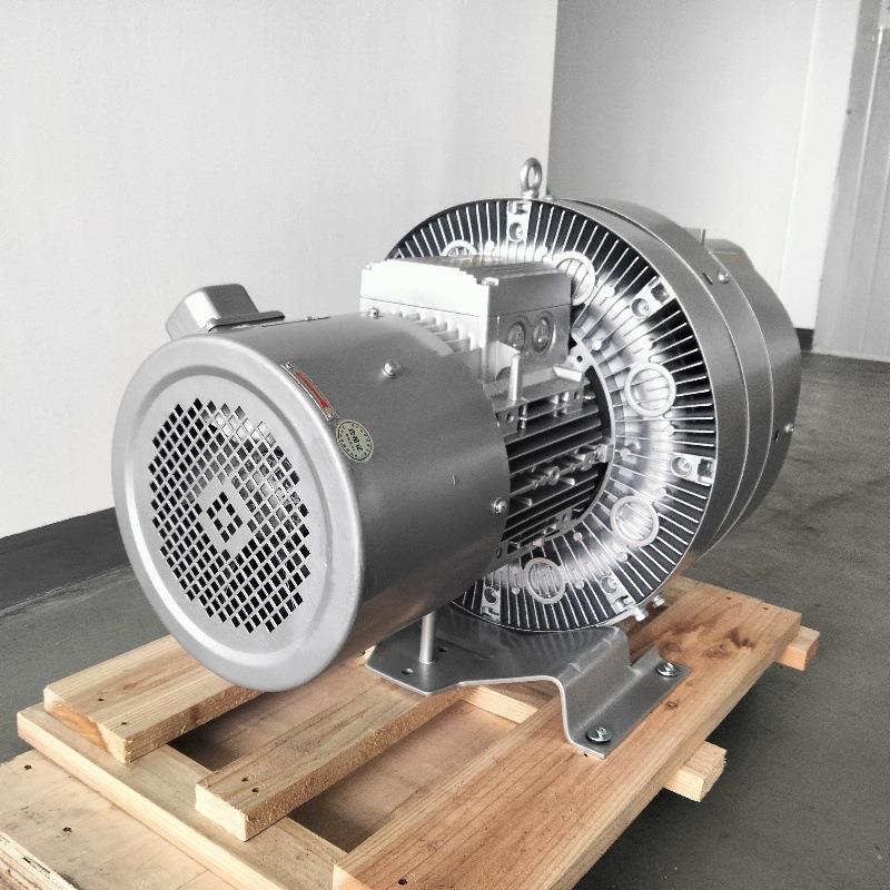 粉粒体输送高压鼓风机 5.7KW工业物品吸附传输气环式高压漩涡风泵