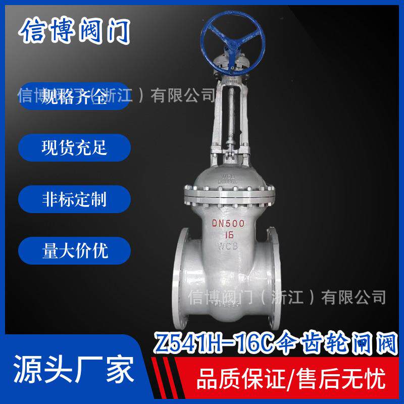 Z541H/Y-16C25C铸钢国标重型明杆楔式蒸汽导热手动油伞齿轮闸阀门