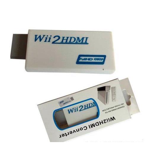 Wii转hdmi转换器 WII2HDMI wii游戏机接高清DHMIi显示器电视机