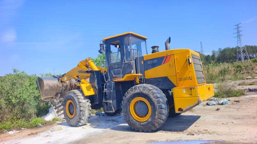 4月10日贺州资产处置柳工855长臂装载机网络拍卖公告