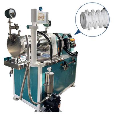 6L氧陶瓷式无VOM污染涡轮卧式砂磨机导电锆浆料化纳米新材料砂磨