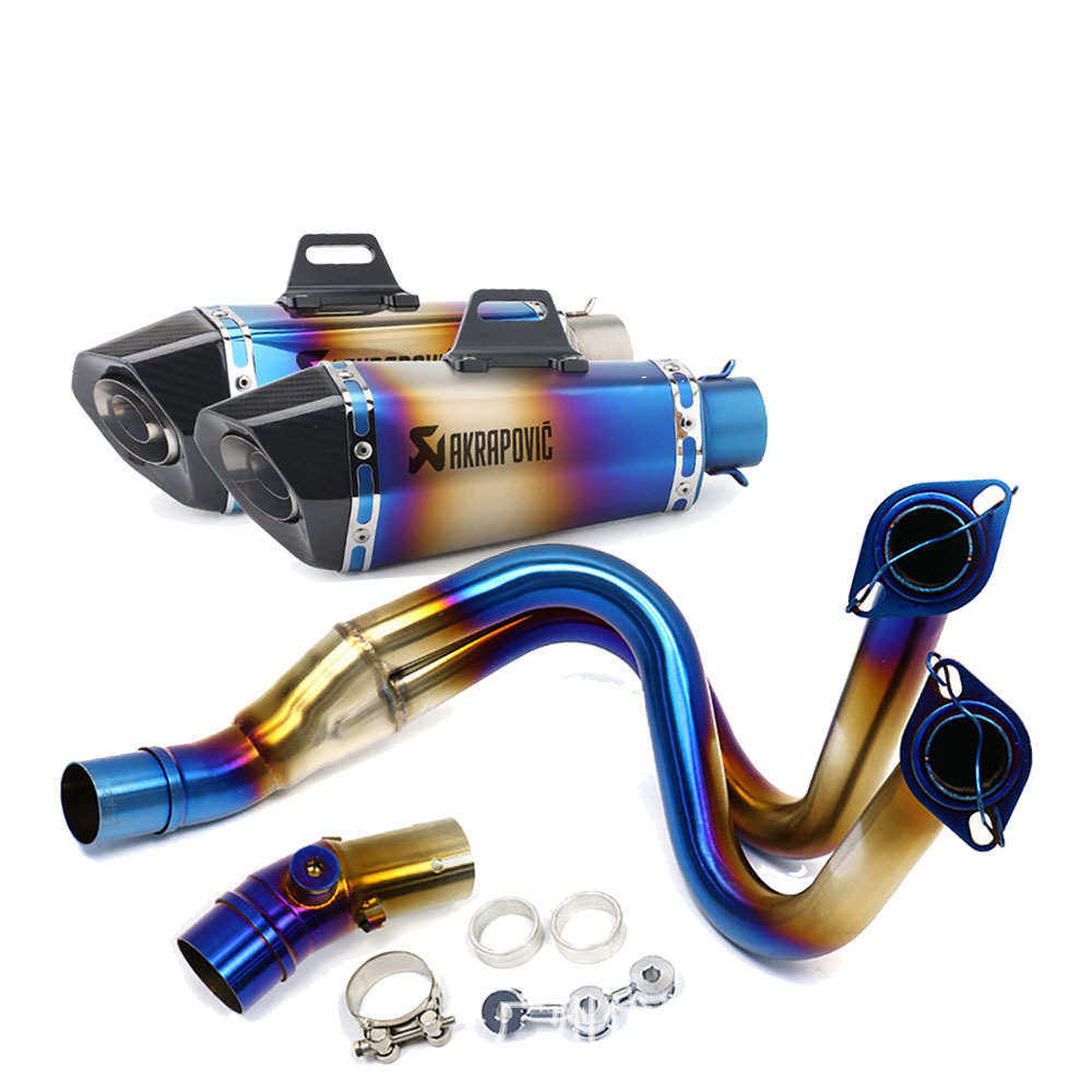 摩托车改装排气管前段中段川崎忍者650 ER6N/6F/Versys650/Z650