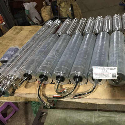 滚花电动滚筒 不锈钢输送带镀锌包胶传送辊筒 五金配件滚筒