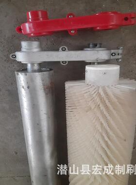 刮刀电动滚刷清扫水泥皮带输送机清扫器无刷辊动器力STO毛除尘毛