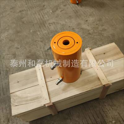 电动双作用RRH中空液压缸手动单作用RCH穿心油顶空心液压千斤顶