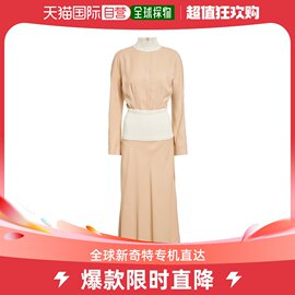 香港直邮潮奢 Jil Sander 女士高领针织中长连衣裙