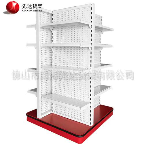 四面展示架超市堆头货架防撞底座