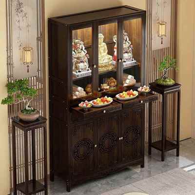 新中式中堂农村客厅家用堂屋玄桌供桌家用桌案八81香仙非实木关条