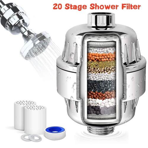 20 Stages High Output Shower Water Filter to Remove Chlorine