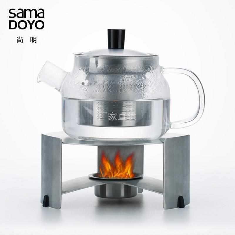 尚明玻璃茶壶茶具套装耐高温家用大号煮茶壶加厚过滤大容量泡