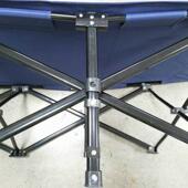 午休医院户外床办公室陪护床布面牛津脚便携床休闲折叠床焱十兵