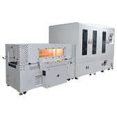 切角机 食品覆膜包装 永耀全自动套袋四边切角热收缩pof膜包装 机