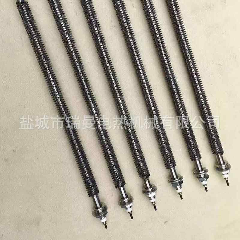 不锈钢翅电热片管U型加热管MQC发工业电加热M型空气干烧热管厂管