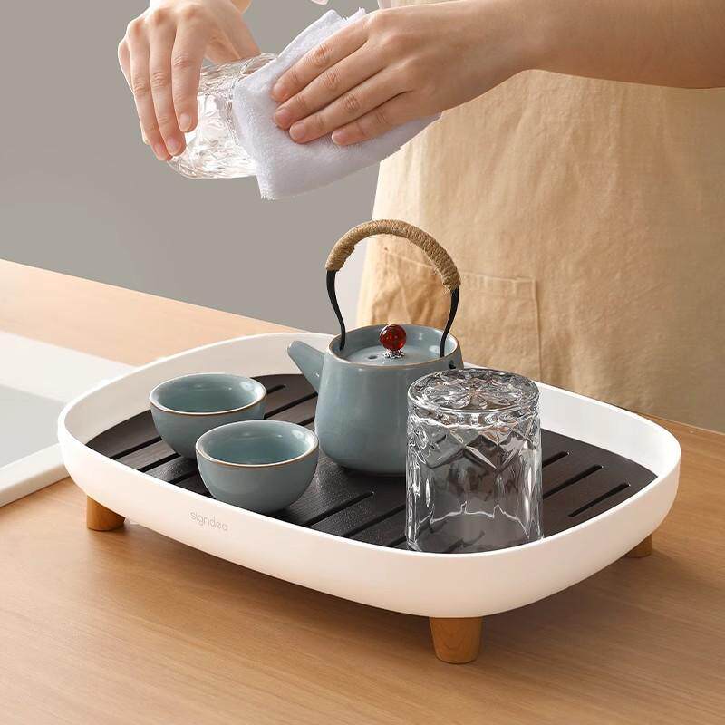 功夫茶茶盘储水简约沥水托盘茶盘