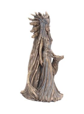 希腊魔法女品神雕像赫尔特与狗树工AL692477桌艺摆件客厅面装脂饰