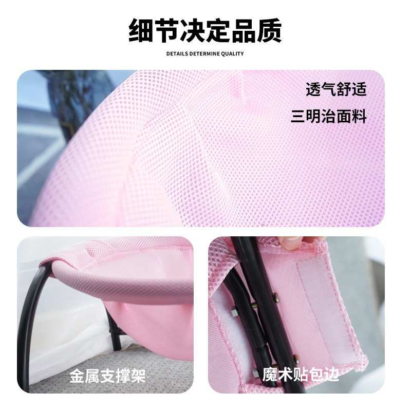 爆款猫咪狗狗吊床宠物床可拆洗猫窝拱形架子夏季吊篮网布专用