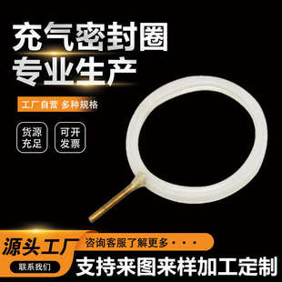 厂家供应硅胶充气密封条密封圈耐温充气囊膨胀硅胶充气密封圈