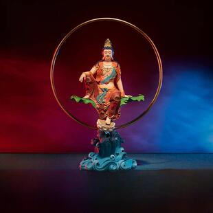 泰铜饰品紫紫观音家居饰品礼品桌面客厅办公饰品